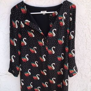 Fossil Silk Mini Dress